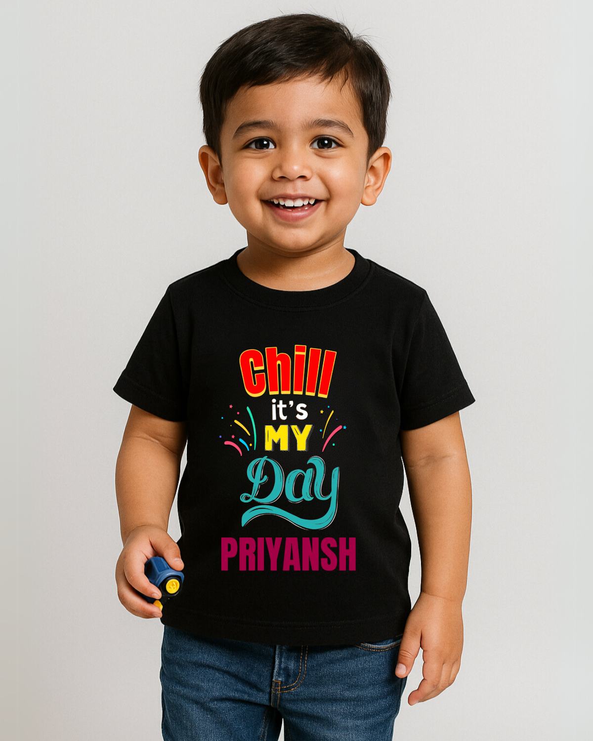 Chill Custom Kids Birthday T-Shirt