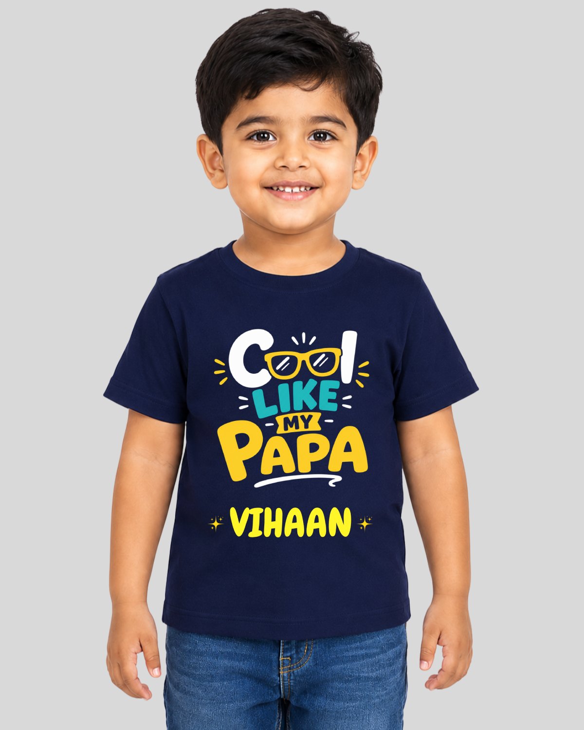 Cool Like Papa Kids Custom T-Shirt