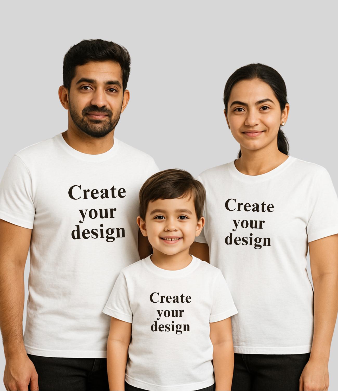 Custom Family T-Shirt - White