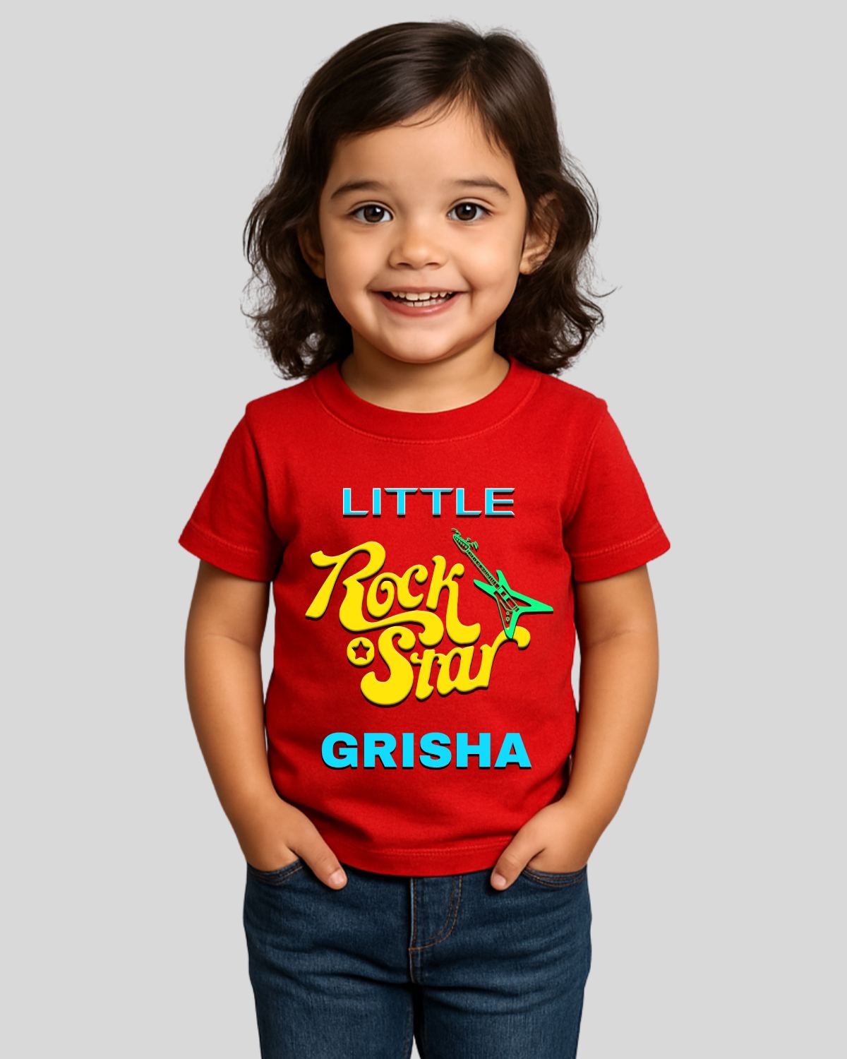 Rockstar Custom Kids Birthday T-Shirt