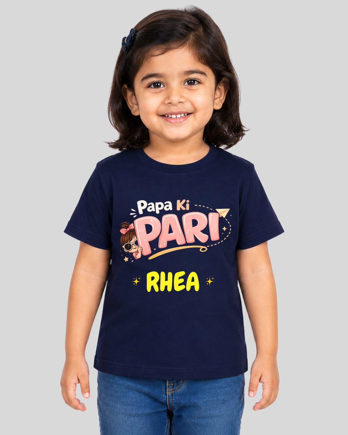 Papa Ki Pari Kids Custom T-Shirt