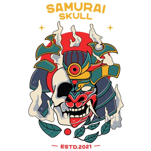 Samurai Skull Women T-Shirt