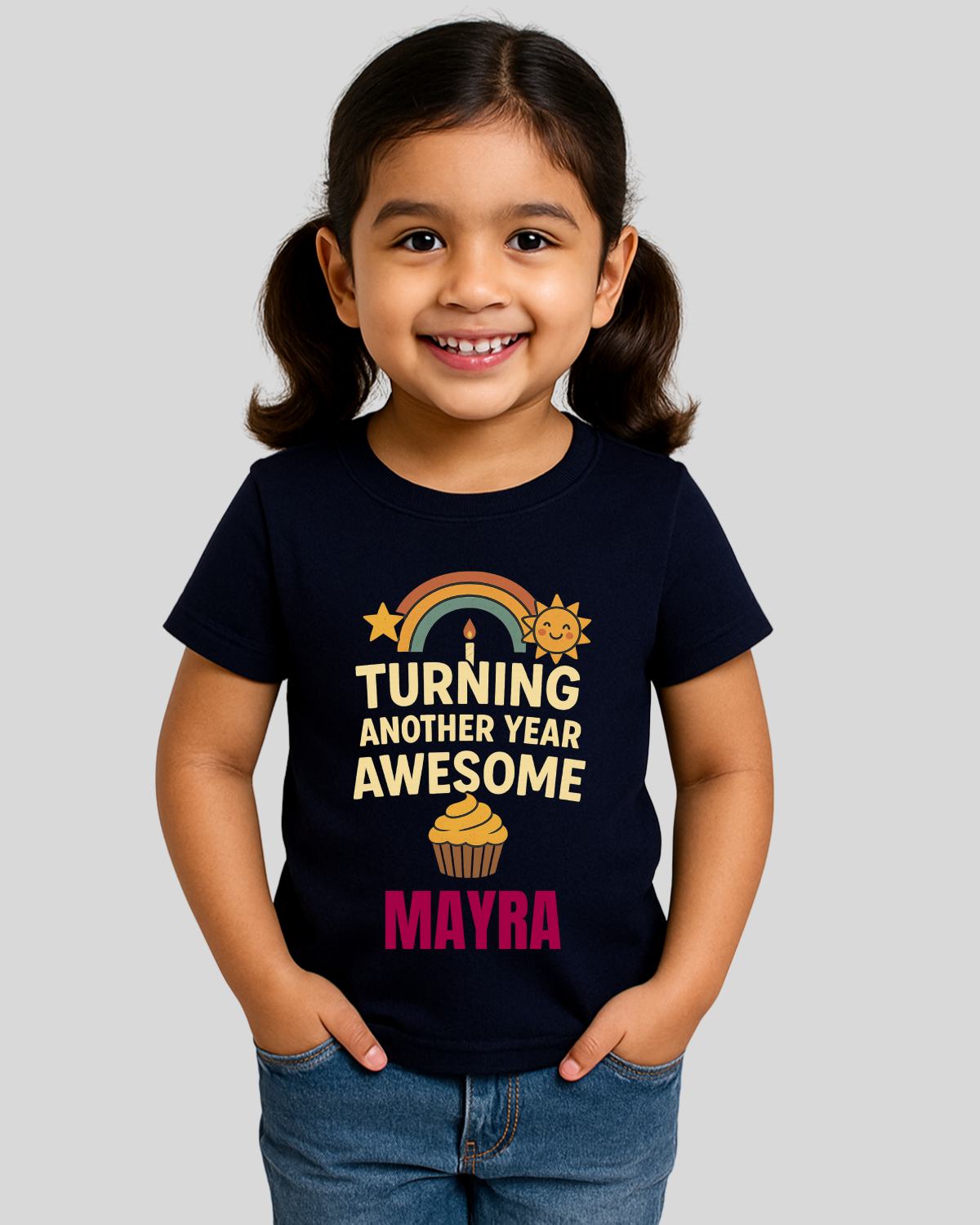 Awesome Custom Kids Birthday T-Shirt