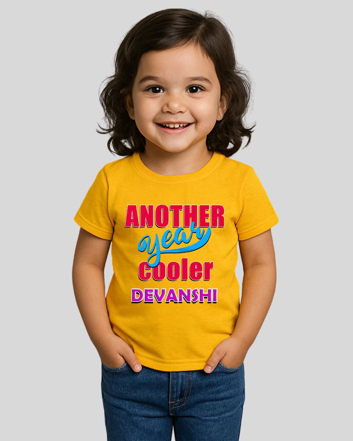 Cooler Custom Kids Birthday T-Shirt