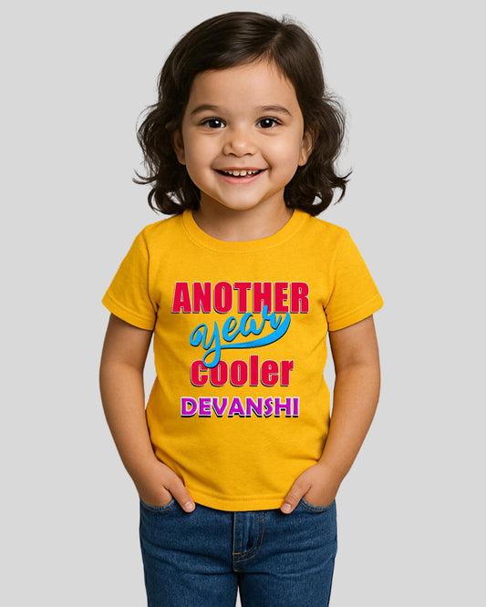 Cooler Custom Kids Birthday T-Shirt