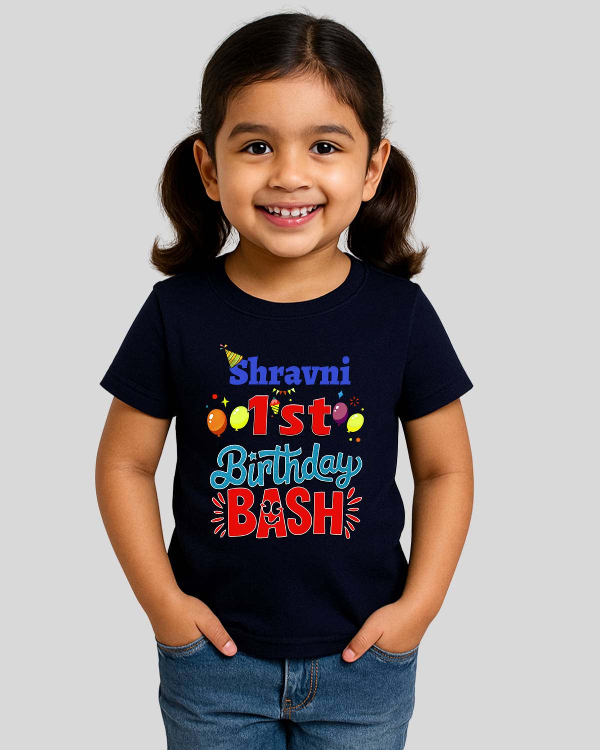 Birthday Bash Custom Kids T-Shirt