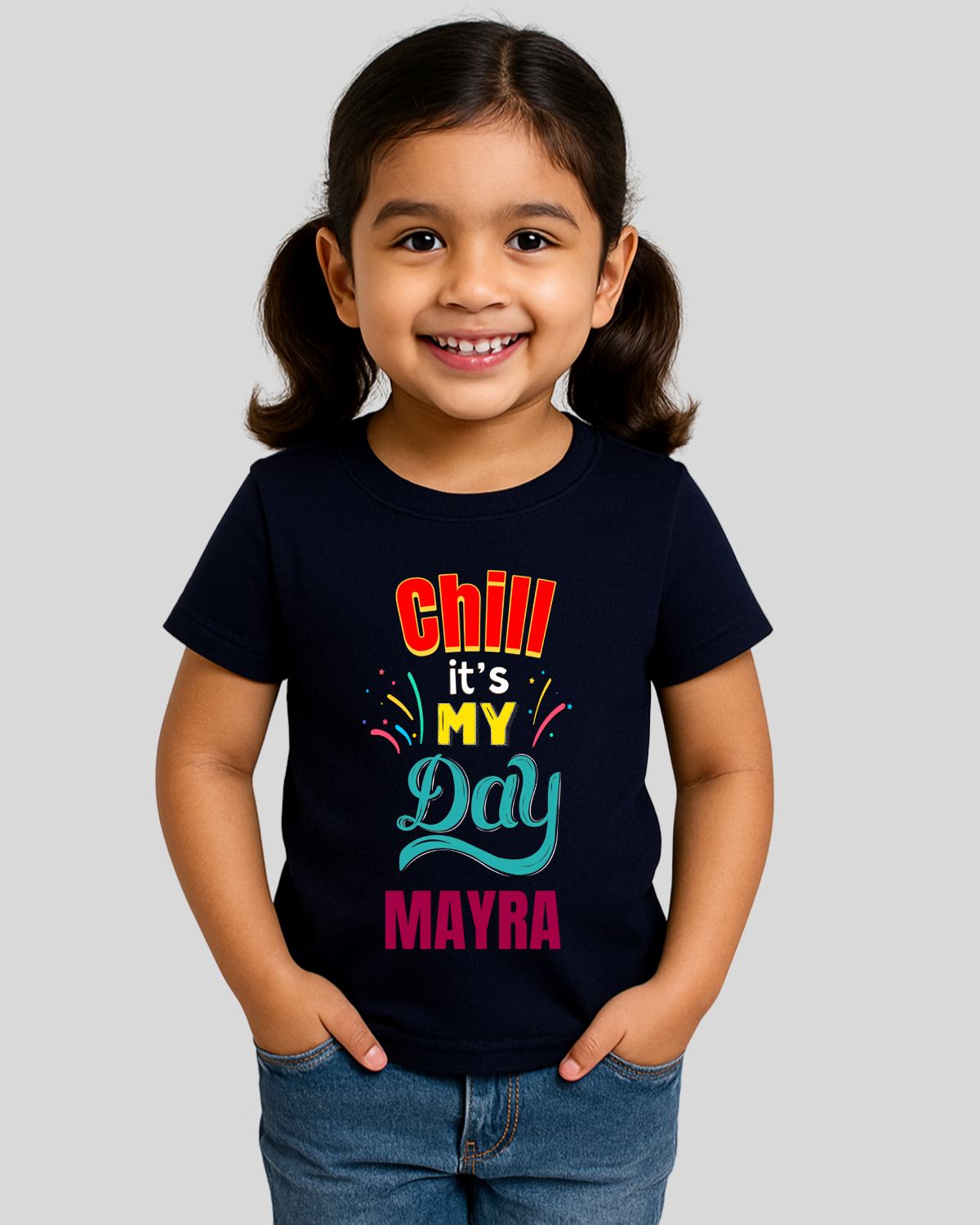 Chill Custom Kids Birthday T-Shirt