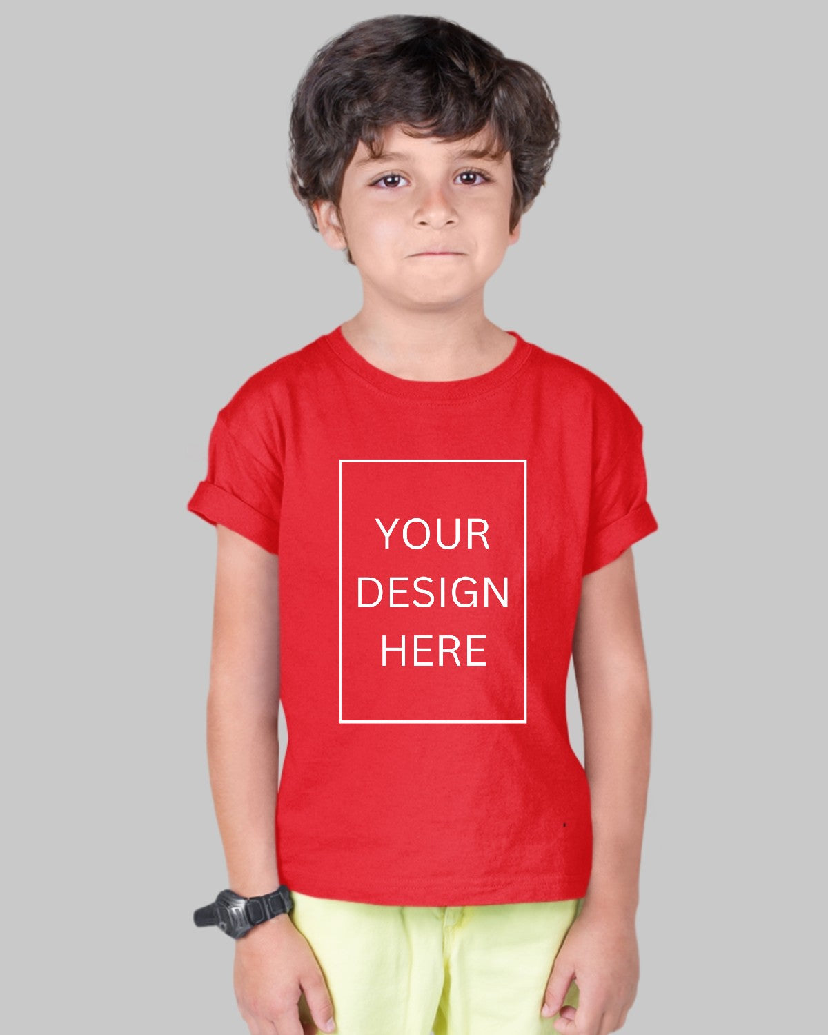 Kids Custom T-Shirt - Red