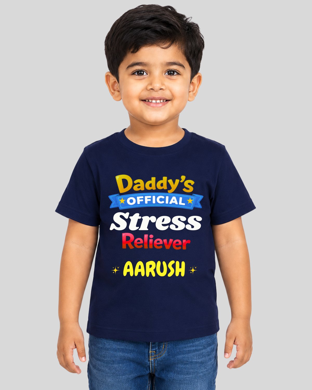 Stress Reliever Kids Custom T-Shirt