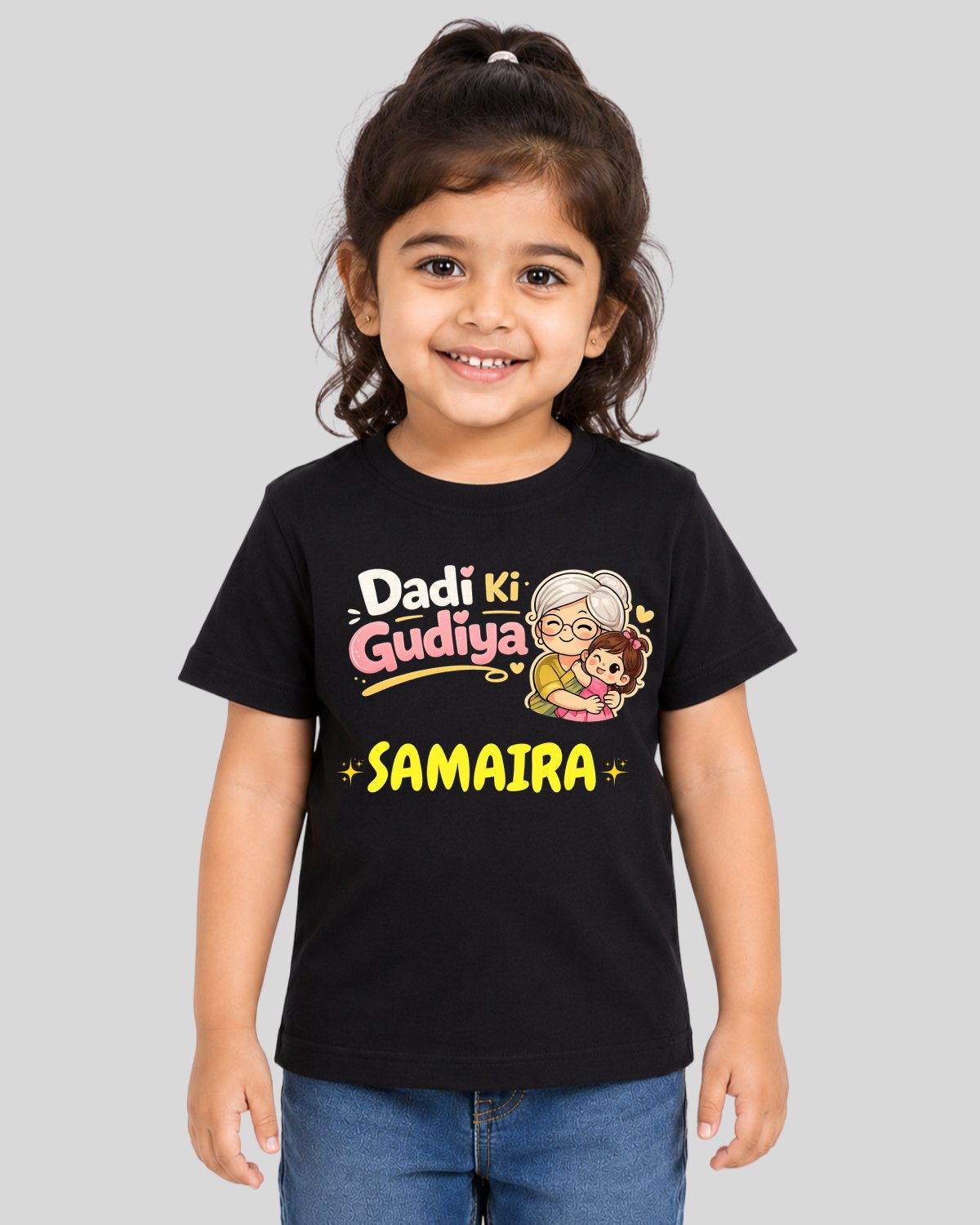 Dadi Ki Gudiya Kids Custom T-Shirt