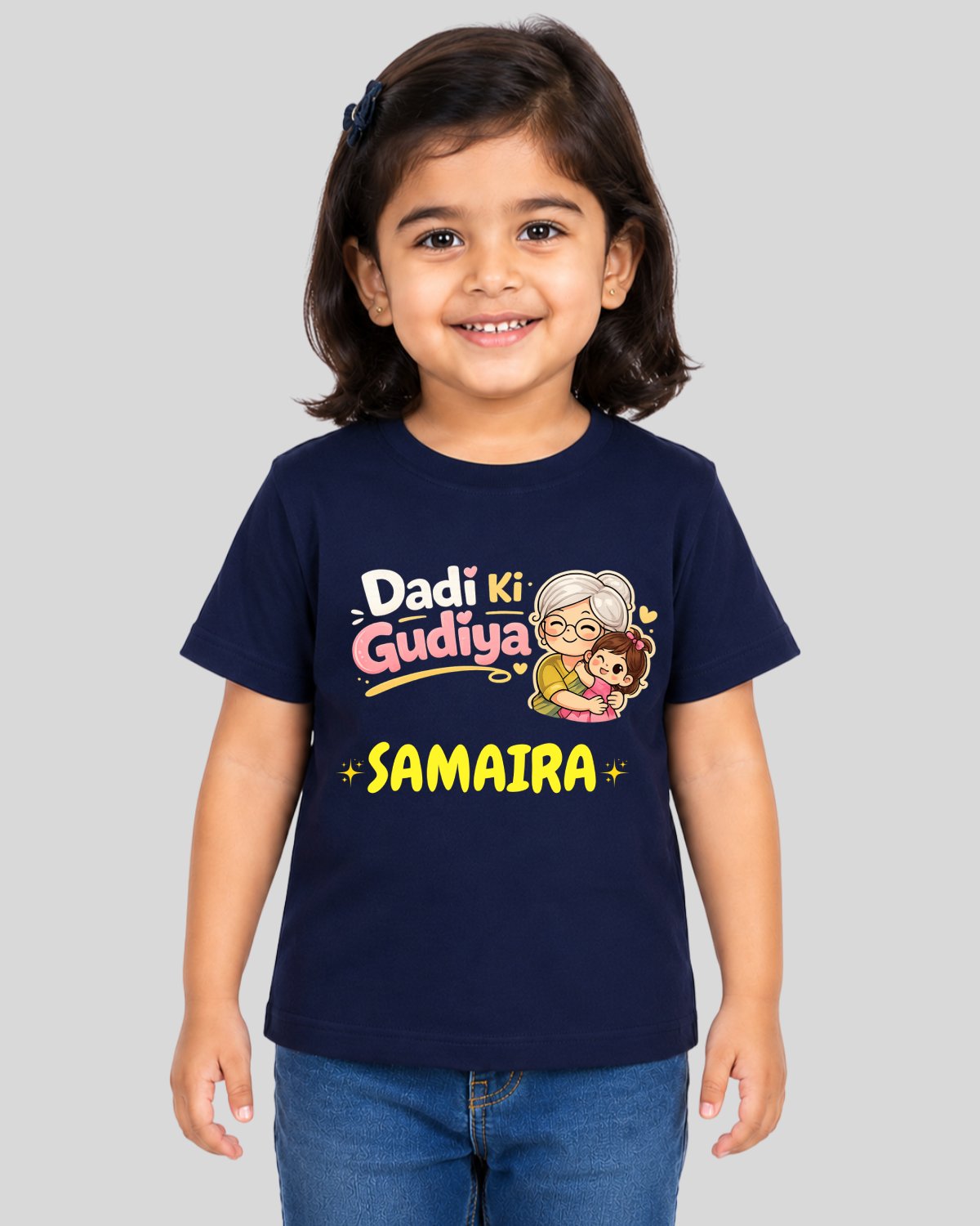 Dadi Ki Gudiya Kids Custom T-Shirt