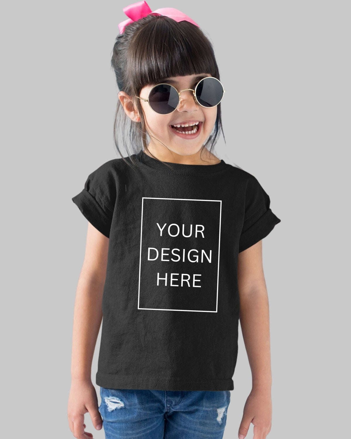 Kids Custom T-Shirt - Black