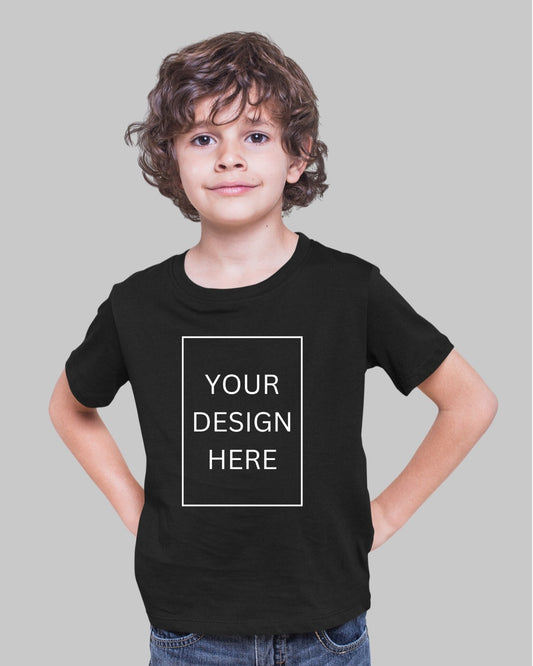 Kids Custom T-Shirt - Black