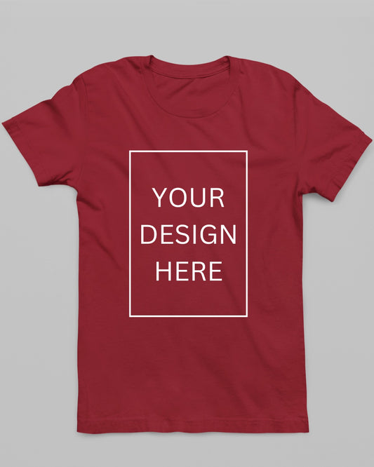 Men's Custom T-Shirt - Maroon