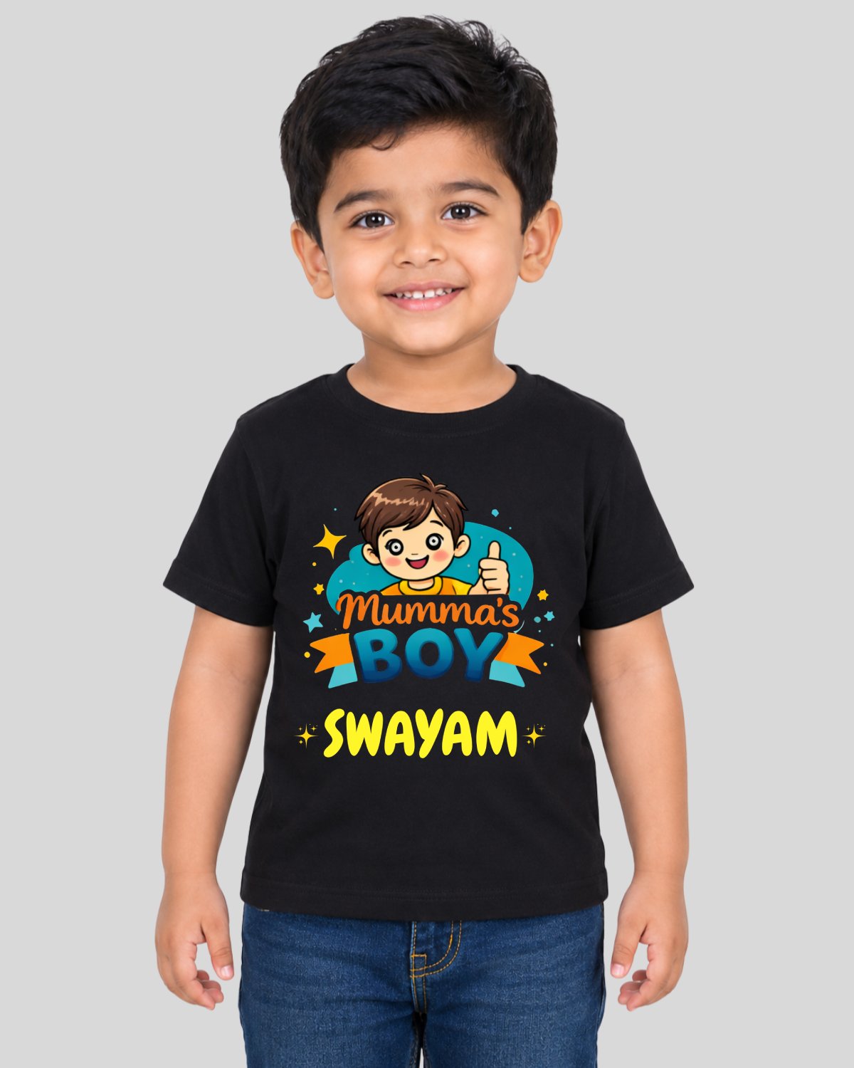 Mumma's Boy Kids Custom T-Shirt