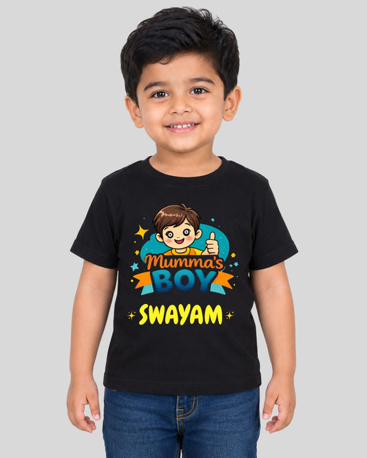 Mumma's Boy Kids Custom T-Shirt