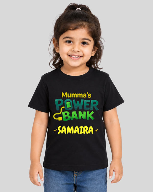 Power Bank Kids Custom T-Shirt