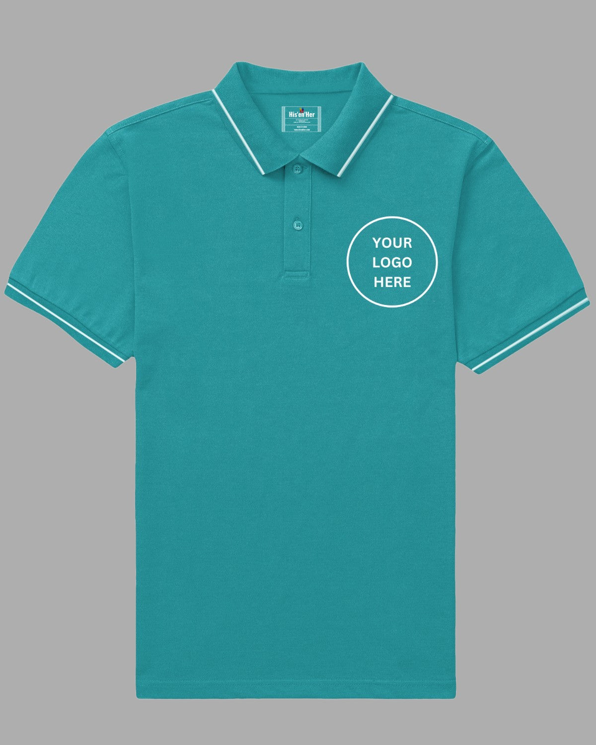 Custom Polo T-Shirt - Rama Green