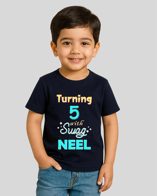 Swag Custom Kids Birthday T-Shirt