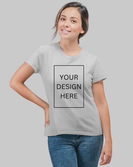 Women Custom T-Shirt - Cement