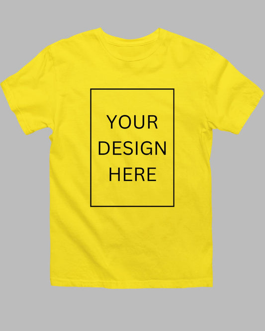 Men's Custom T-Shirt - Yellow