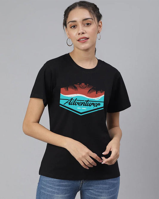 Adventurer Women T-Shirt - His'en'Her - Shop T-Shirts For Men & Women Online