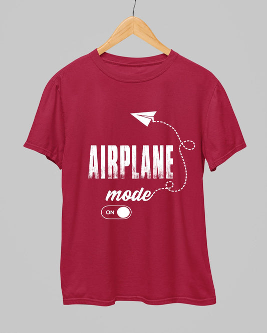 Airplane Mode T-Shirt - His'en'Her - Shop T-Shirts For Men & Women Online