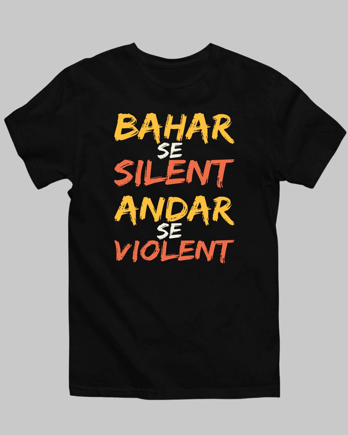 Andar Se Violent T - Shirt - His'en'Her - Shop T - Shirts For Men & Women Online