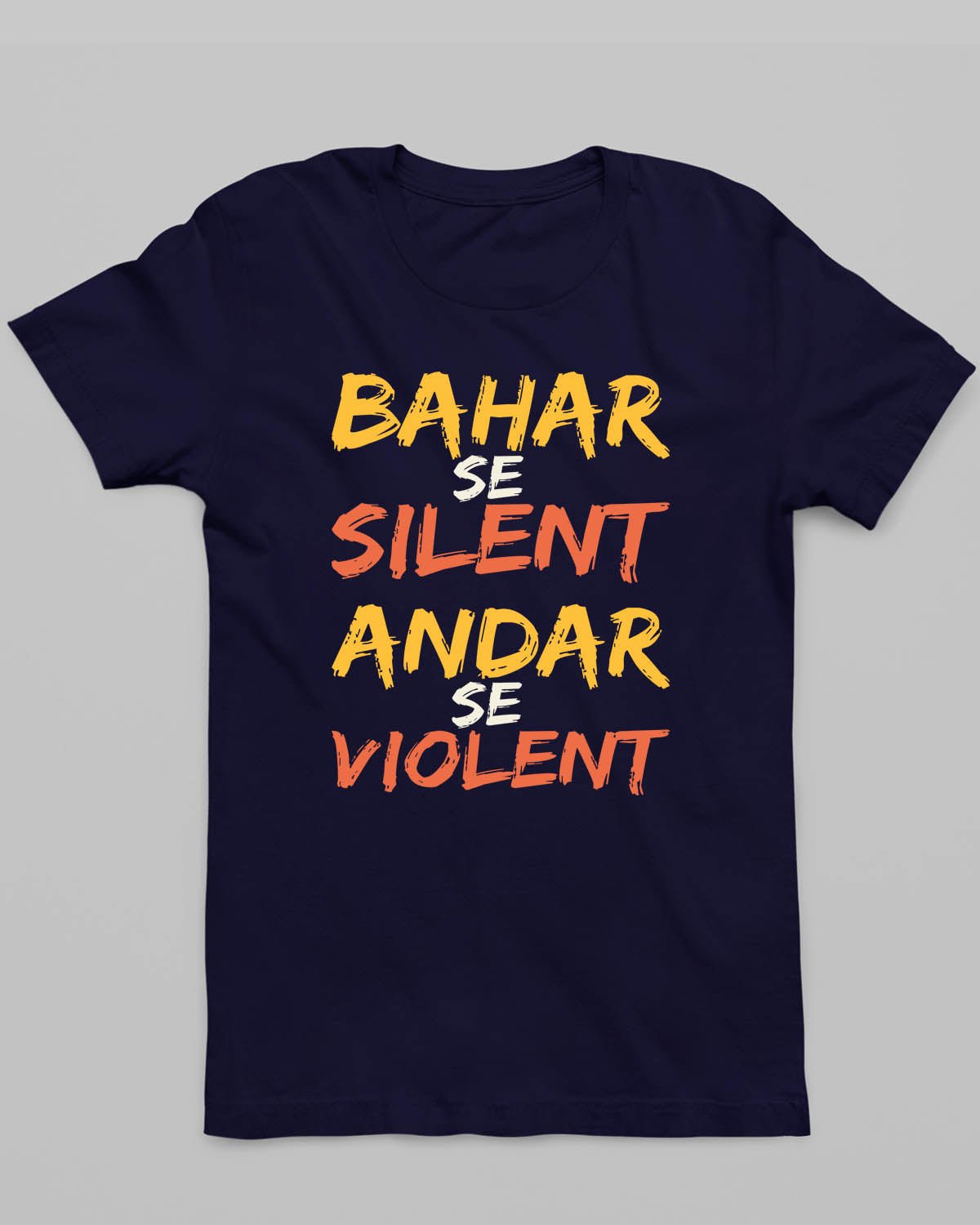 Andar Se Violent T - Shirt - His'en'Her - Shop T - Shirts For Men & Women Online