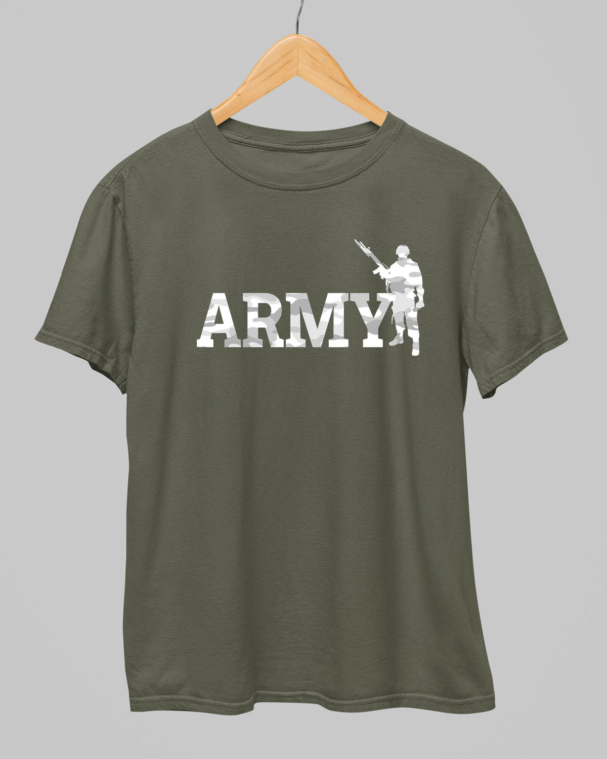 Army Camo T-Shirt - His'en'Her - Shop T-Shirts For Men & Women Online