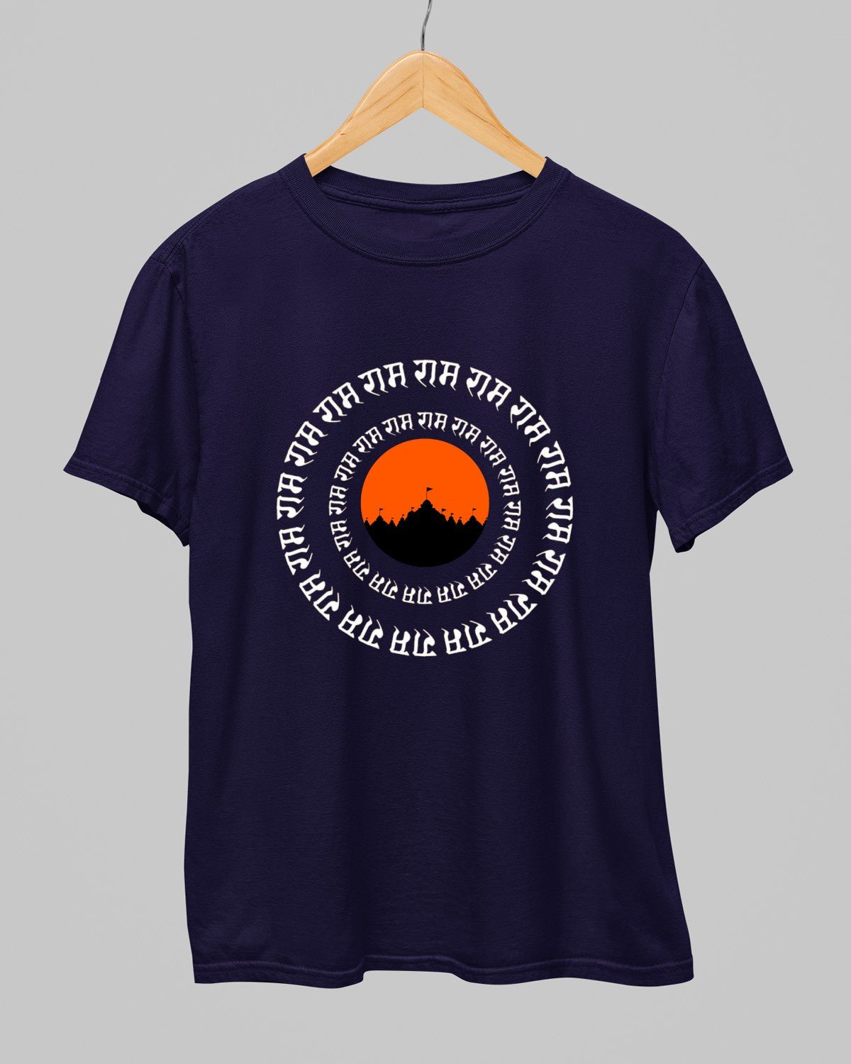 Ayodhya Ram Mandir T-Shirt - His'en'Her - Shop T-Shirts For Men & Women Online