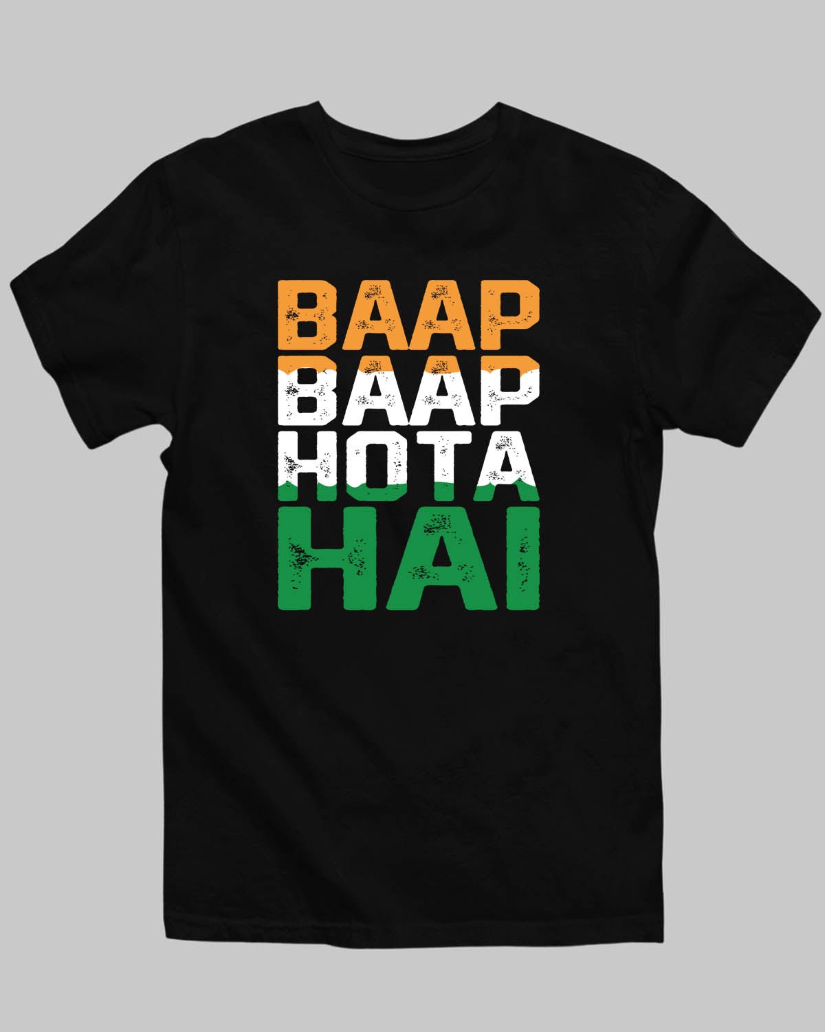 Baap Baap Hota Hain T - Shirt - His'en'Her - Shop T - Shirts For Men & Women Online