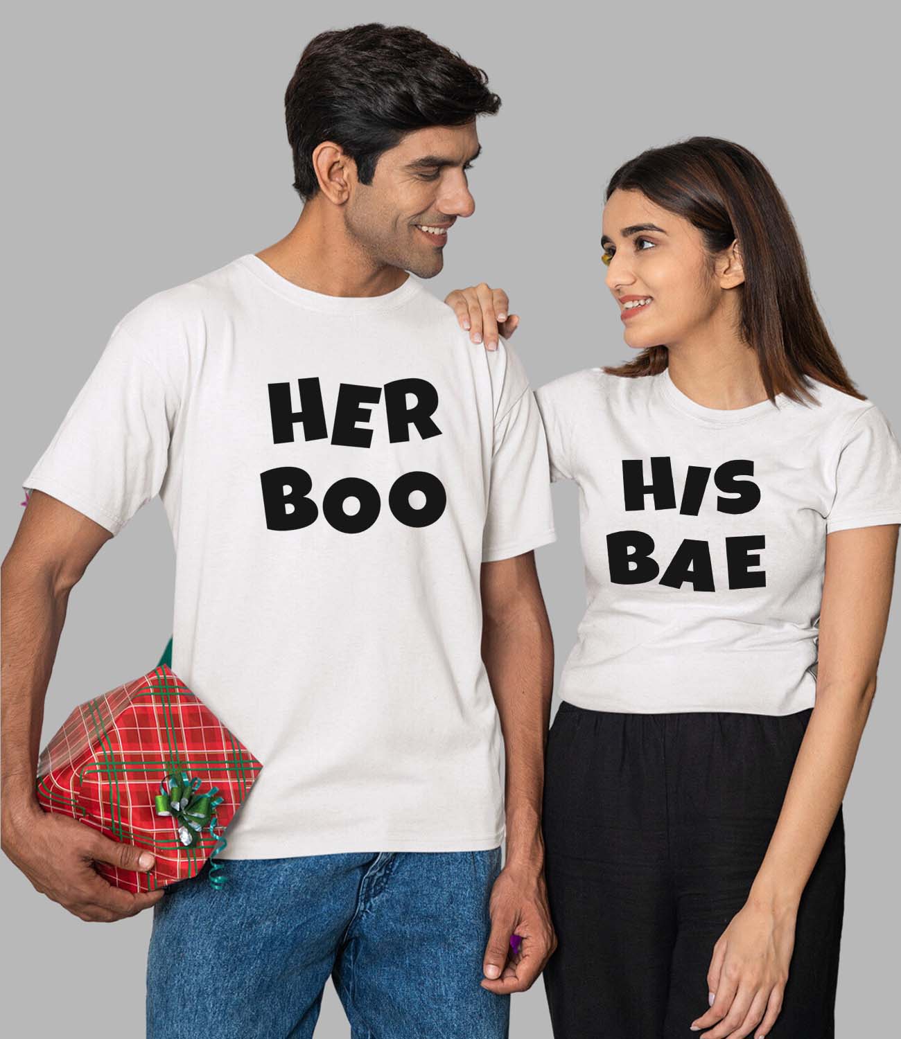 Bae Boo Couple T-Shirt - His'en'Her - Shop T-Shirts For Men & Women Online