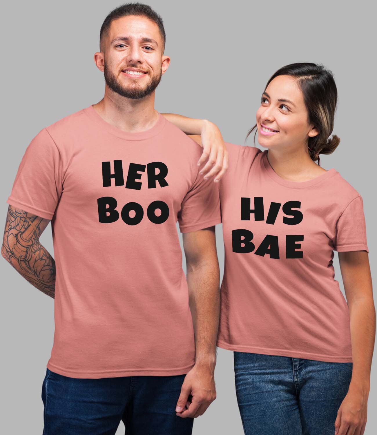 Bae Boo Couple T-Shirt - His'en'Her - Shop T-Shirts For Men & Women Online