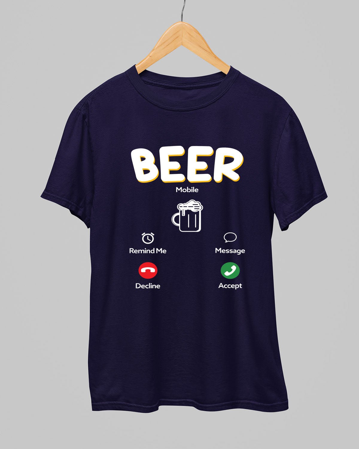 Beer Calling T-Shirt - His'en'Her - Shop T-Shirts For Men & Women Online