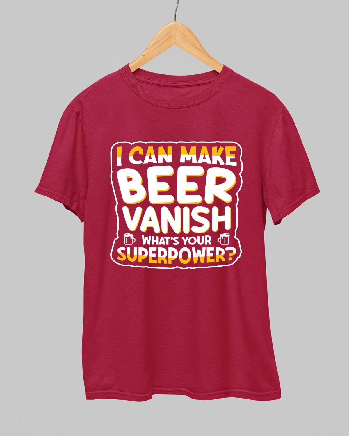 Beer Vanish T-Shirt - His'en'Her - Shop T-Shirts For Men & Women Online