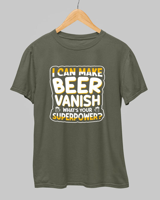 Beer Vanish T-Shirt - His'en'Her - Shop T-Shirts For Men & Women Online