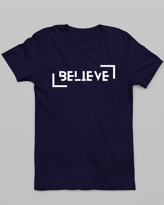 Believe T-Shirt - His'en'Her - Shop T-Shirts For Men & Women Online