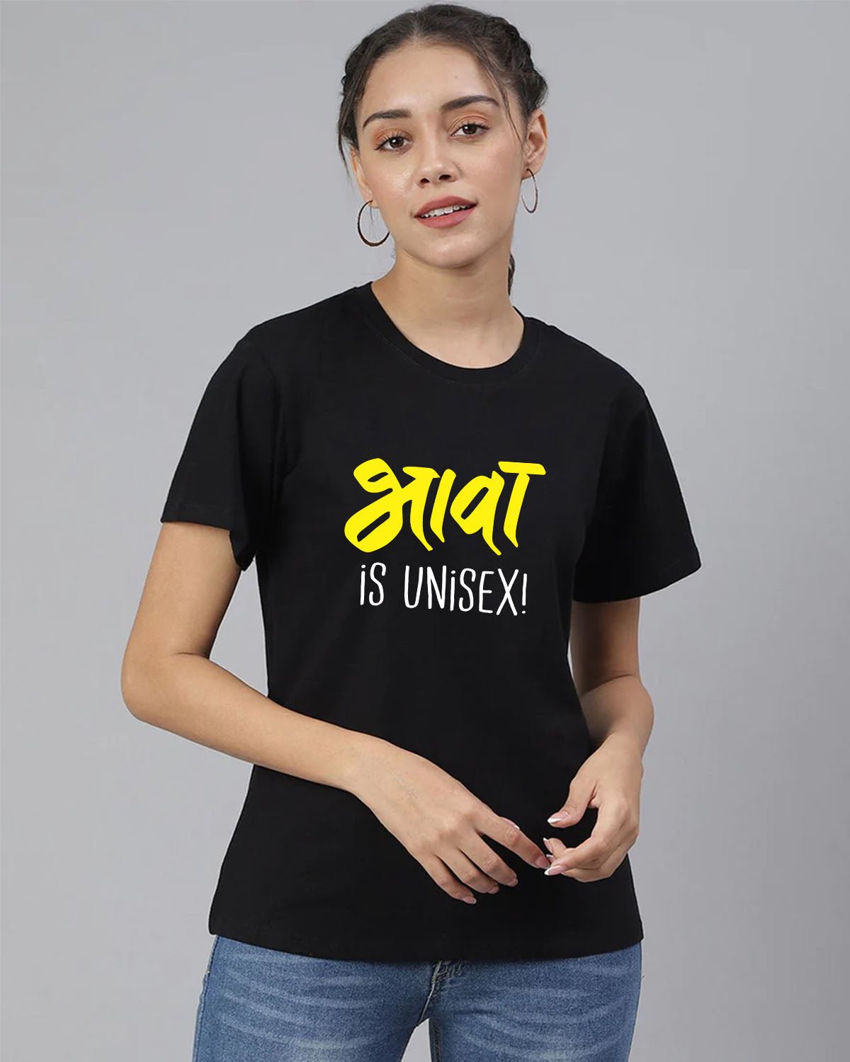 Bhava Unisex Women T-Shirt - His'en'Her - Shop T-Shirts For Men & Women Online