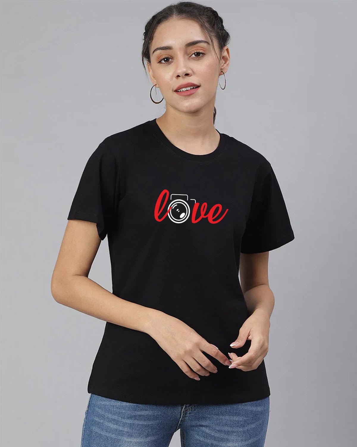 Camera Love Women T-Shirt - His'en'Her - Shop T-Shirts For Men & Women Online