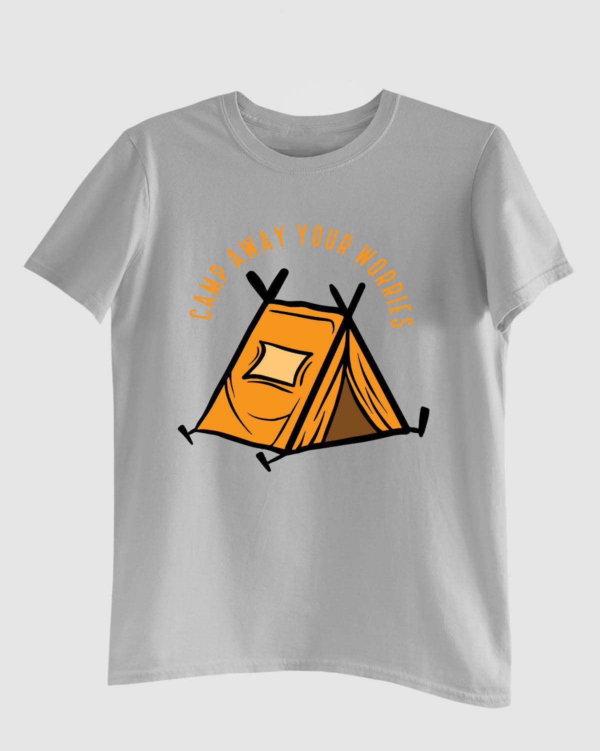 Camp Away Worries T-Shirt - His'en'Her - Shop T-Shirts For Men & Women Online