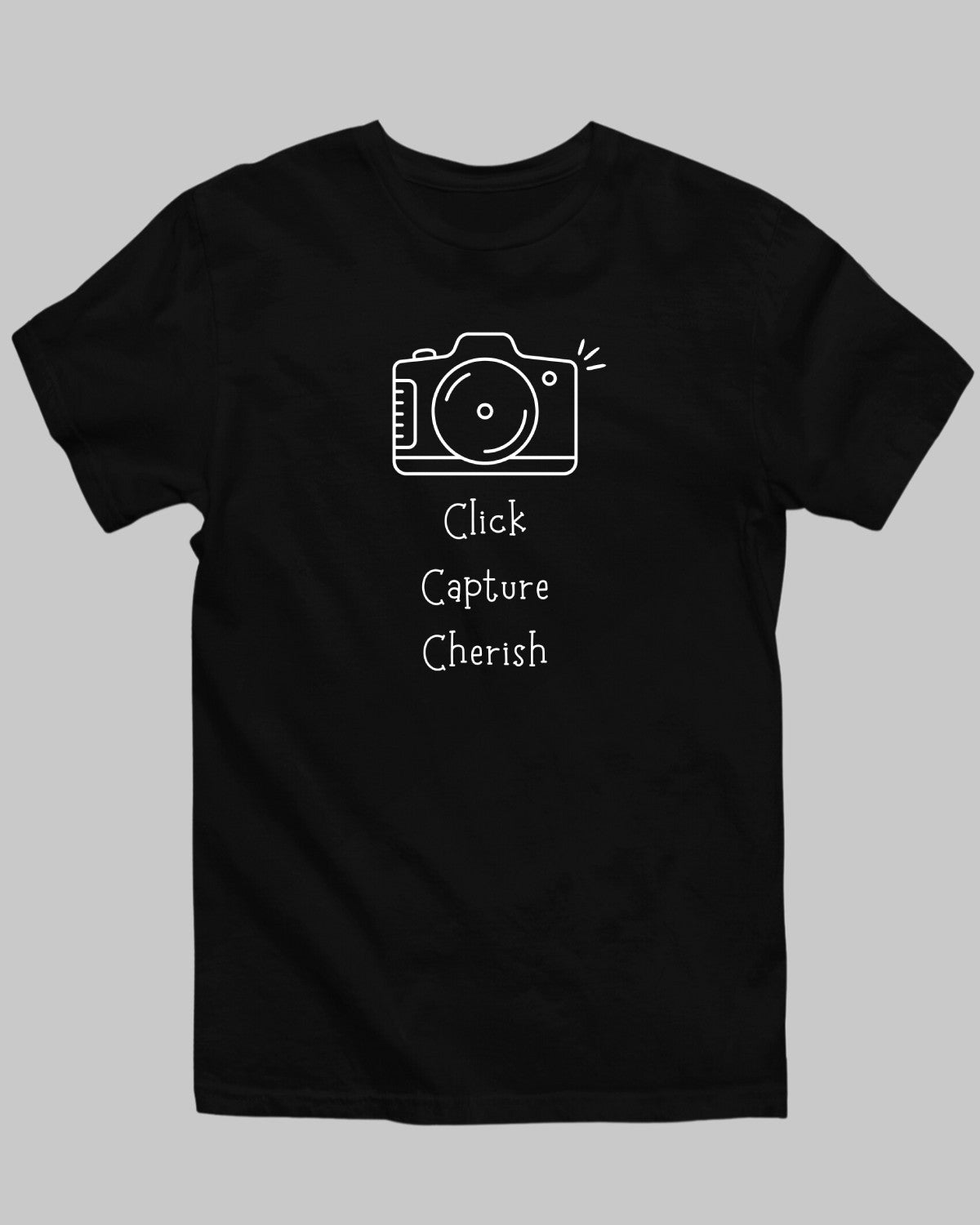 Click Capture Cherish T-Shirt - His'en'Her - Shop T-Shirts For Men & Women Online