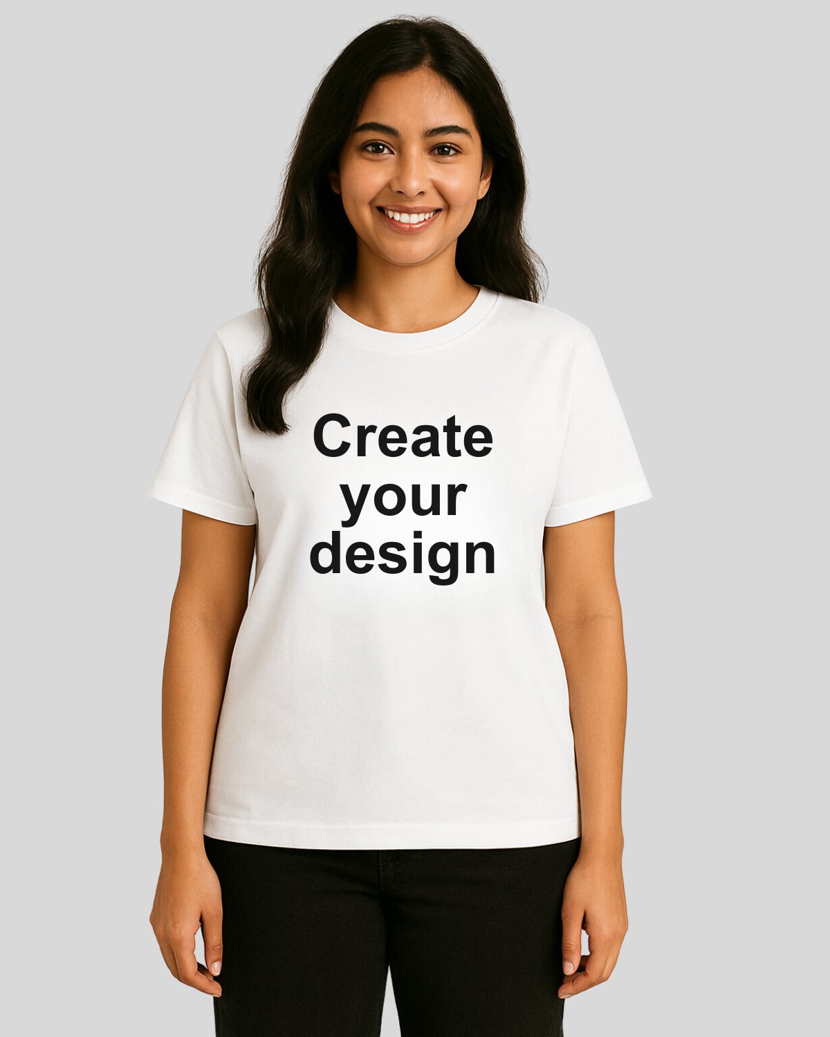 Custom Women's T-Shirts – Add Your Logo, Photo, or Text – His'en'Her ...