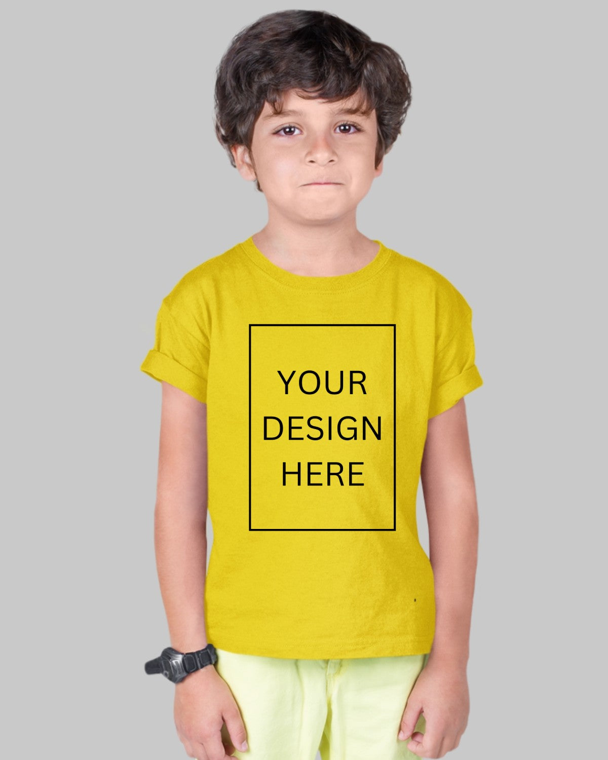 Kids Custom T-Shirt - Yellow