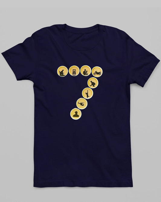Dhoni Journey T-Shirt - His'en'Her - Shop T-Shirts For Men & Women Online