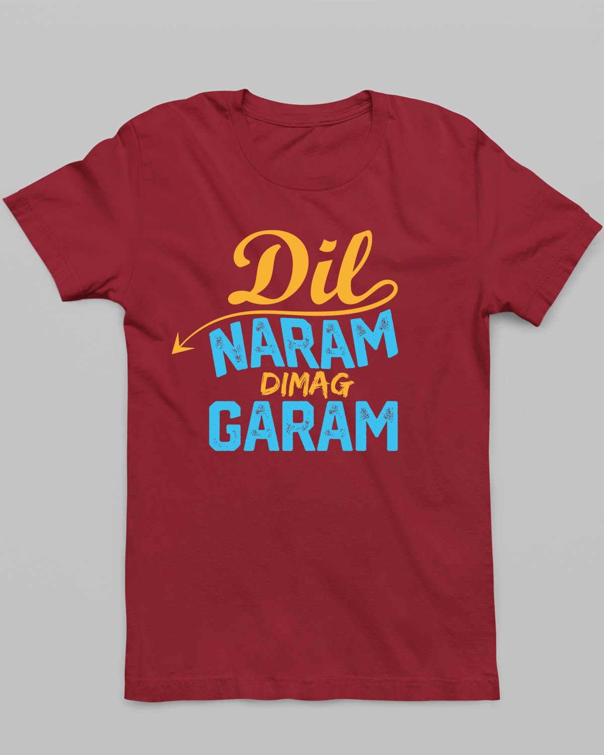 Dimag Garam T - Shirt - His'en'Her - Shop T - Shirts For Men & Women Online