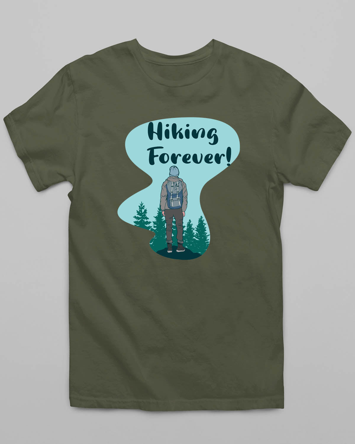 Hiking Forever T-Shirt - His'en'Her - Shop T-Shirts For Men & Women Online