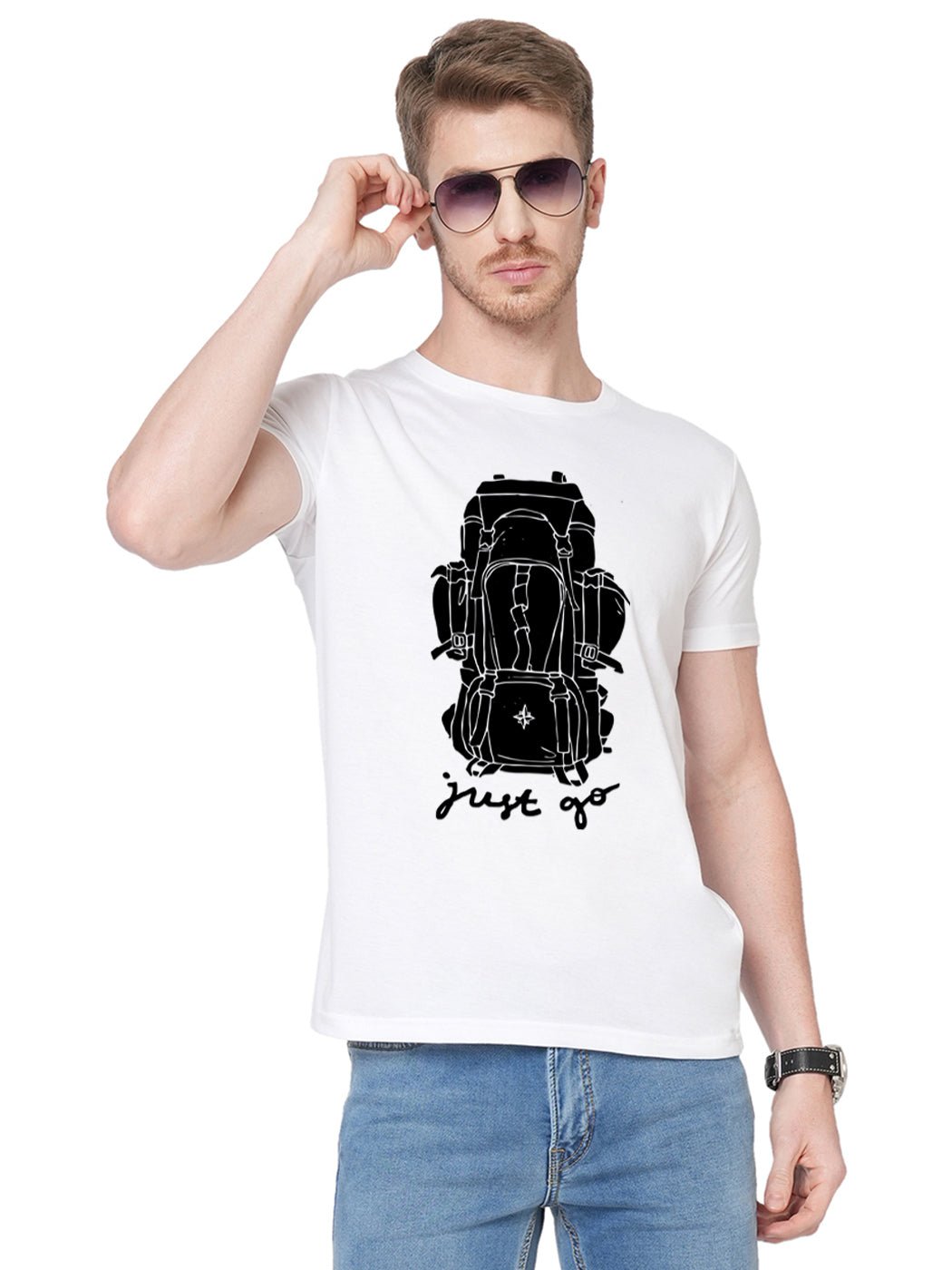 Just Go T-Shirt - His'en'Her - Shop T-Shirts For Men & Women Online