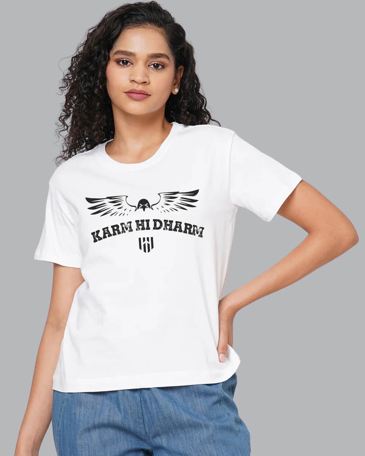 Karm Hi Dharm Women T-Shirt