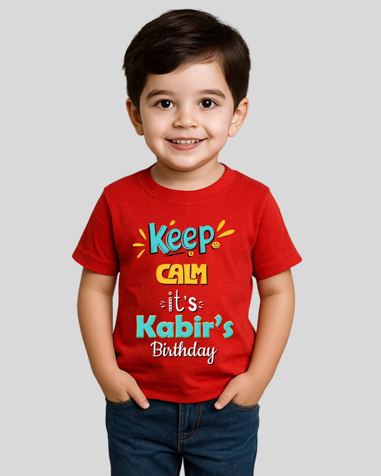 My Birthday Custom Kids T-Shirt